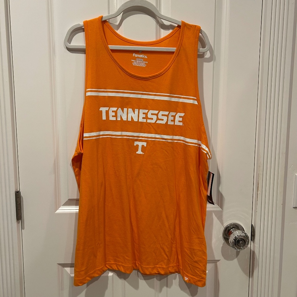 Tennessee Volunteers Men’s XL Tank Top Orange NWT Fanatics